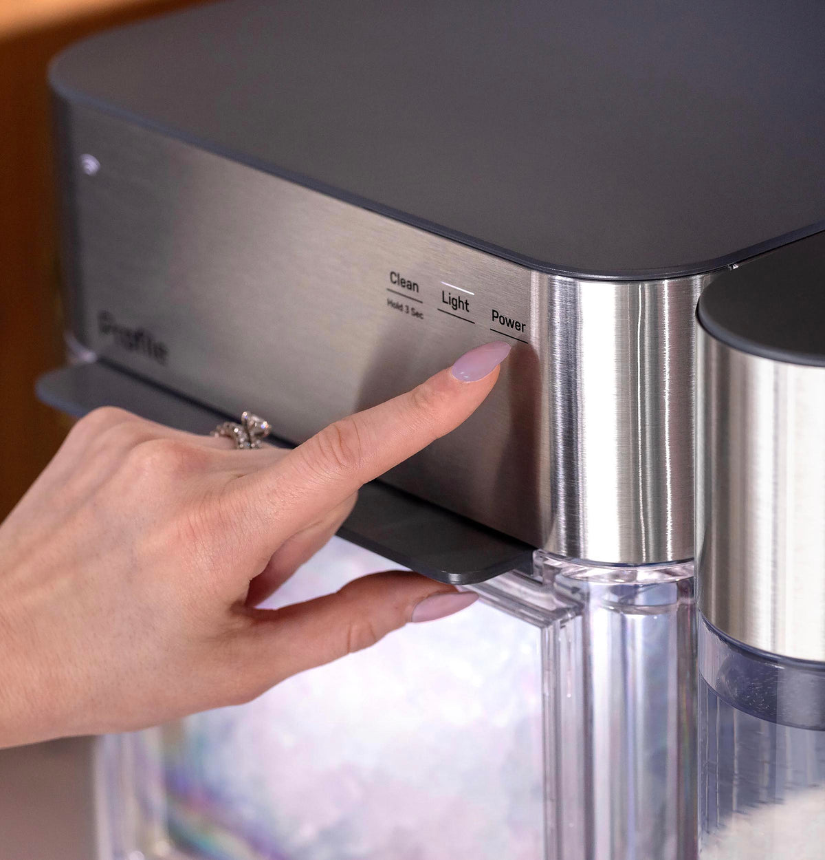 GE Profile Opal 2.0 Ultra Nugget Ice Maker with Side Tank