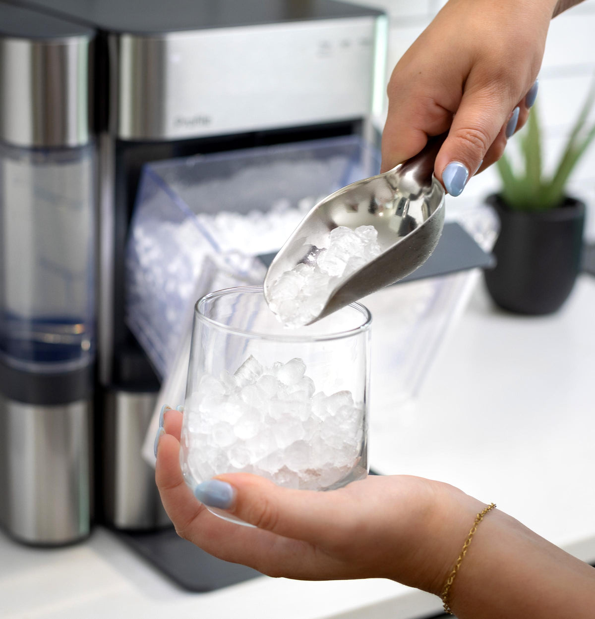 GE Profile Opal 2.0 Ultra Nugget Ice Maker with Side Tank