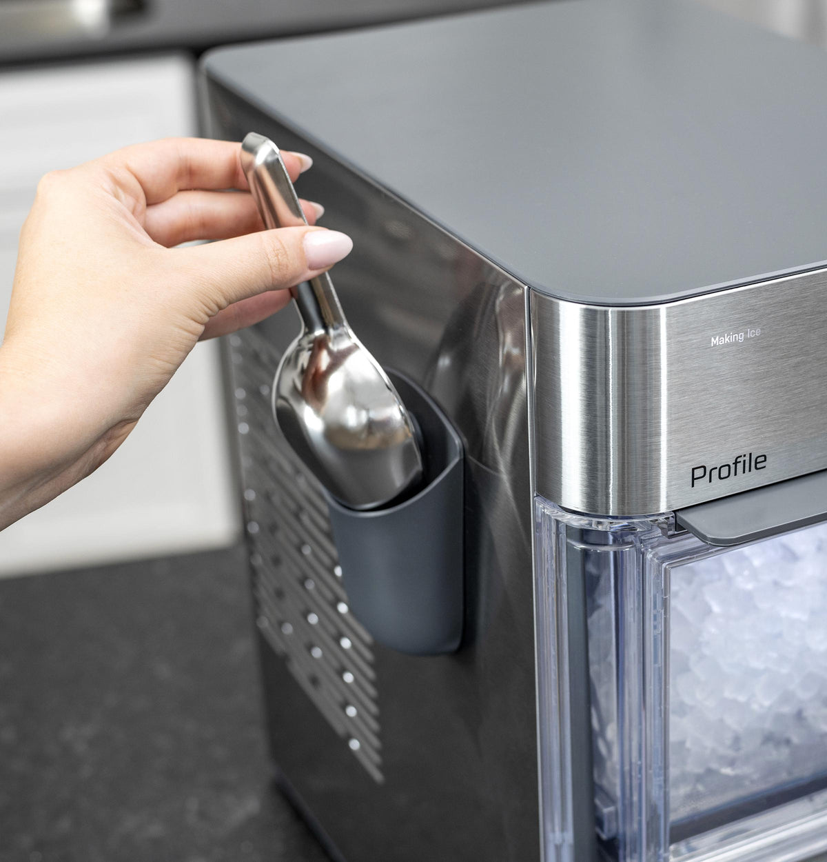 GE Profile Opal 2.0 Ultra Nugget Ice Maker with Side Tank